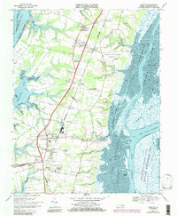 Cheriton 1968 topographic map thumbnail