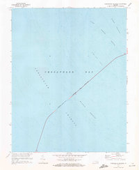 Chesapeake Channel 1971 topographic map thumbnail