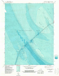 Chesapeake Channel 1971 topographic map thumbnail