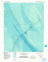 Chesapeake Channel 1971 topographic map thumbnail
