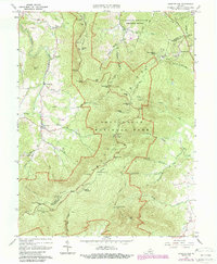 Chester Gap 1967 topographic map thumbnail