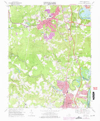 Chester 1969 topographic map thumbnail