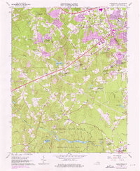 Chesterfield 1963 topographic map thumbnail