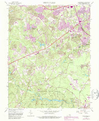 Chesterfield 1963 topographic map thumbnail