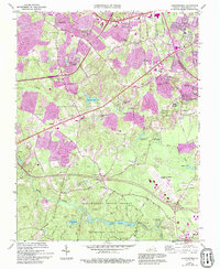 Chesterfield 1963 topographic map thumbnail
