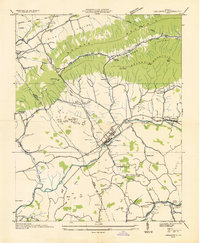 Chilhowie 1935 topographic map thumbnail