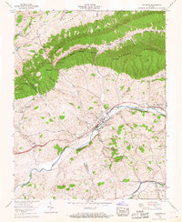 Chilhowie 1958 topographic map thumbnail