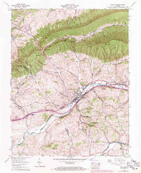 Chilhowie 1958 topographic map thumbnail