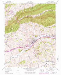 Chilhowie 1958 topographic map thumbnail