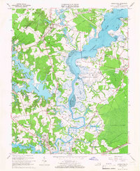 Chuckatuck 1965 topographic map thumbnail