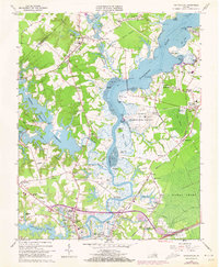 Chuckatuck 1965 topographic map thumbnail