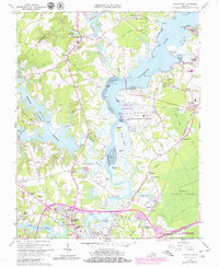 Chuckatuck 1965 topographic map thumbnail