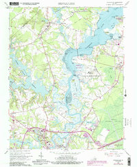 Chuckatuck 1965 topographic map thumbnail