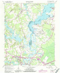 Chuckatuck 1965 topographic map thumbnail
