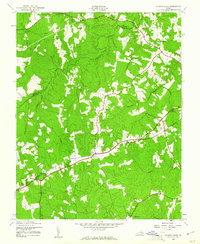 Church Road 1943 topographic map thumbnail