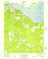 Claremont 1954 topographic map thumbnail