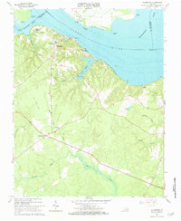 Claremont 1966 topographic map thumbnail