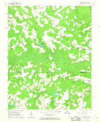 Claresville 1966 topographic map thumbnail