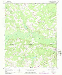Claresville 1966 topographic map thumbnail