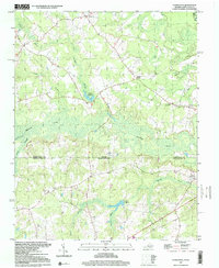 Claresville 1997 topographic map thumbnail