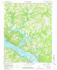 Clarksville North 1968 topographic map thumbnail