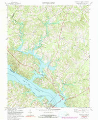Clarksville North 1968 topographic map thumbnail