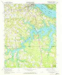 Clarksville South 1968 topographic map thumbnail