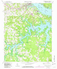 Clarksville South 1968 topographic map thumbnail