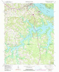 Clarksville South 1968 topographic map thumbnail