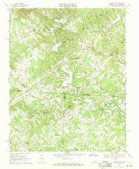 Claudville 1968 topographic map thumbnail
