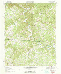 Claudville 1968 topographic map thumbnail