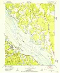 Clay Bank 1952 topographic map thumbnail