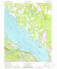 Clay Bank 1965 topographic map thumbnail