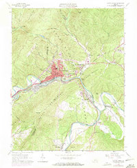 Clifton Forge 1962 topographic map thumbnail