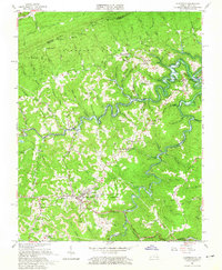 Clintwood 1963 topographic map thumbnail