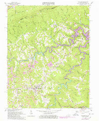 Clintwood 1963 topographic map thumbnail