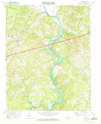 Clover 1968 topographic map thumbnail