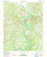 Clover 1968 topographic map thumbnail