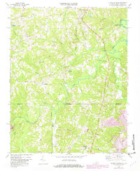Cluster Springs 1968 topographic map thumbnail