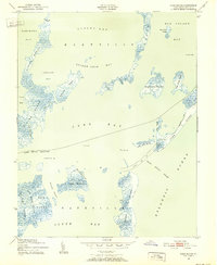 Cobb Island 1942 topographic map thumbnail