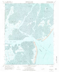 Cobb Island 1968 topographic map thumbnail
