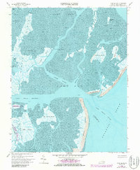 Cobb Island 1968 topographic map thumbnail