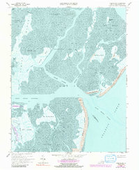 Cobb Island 1968 topographic map thumbnail