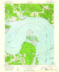 Cobham Bay topographic map thumbnail