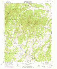Collierstown 1967 topographic map thumbnail