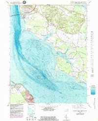 Colonial Beach North 1968 topographic map thumbnail