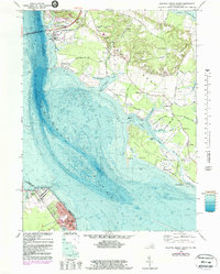 Colonial Beach North 1968 topographic map thumbnail