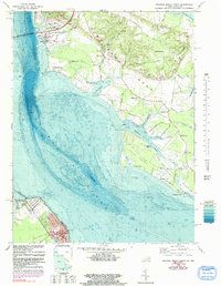 Colonial Beach North 1968 topographic map thumbnail