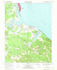 Colonial Beach South 1968 topographic map thumbnail