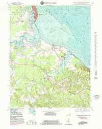 Colonial Beach South 1968 topographic map thumbnail